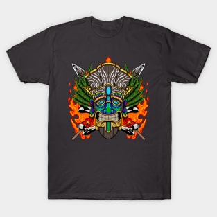 Tiki Mask 7.5 T-Shirt